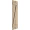 Ekena Millwork Rustic Two Board Spaced Board-n-Batten Knotty Pine Faux Wood Shutters w/Z-Board, 11 1/2W x 62H, PR SHUBSZ11X62KPPR - alternate 11
